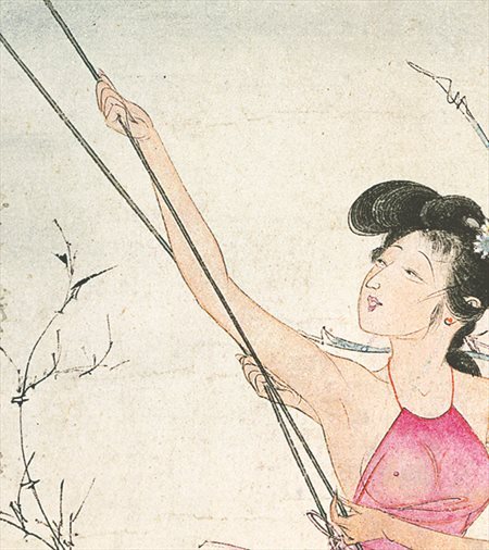 庆安-胡也佛的仕女画和最知名的金瓶梅秘戏图